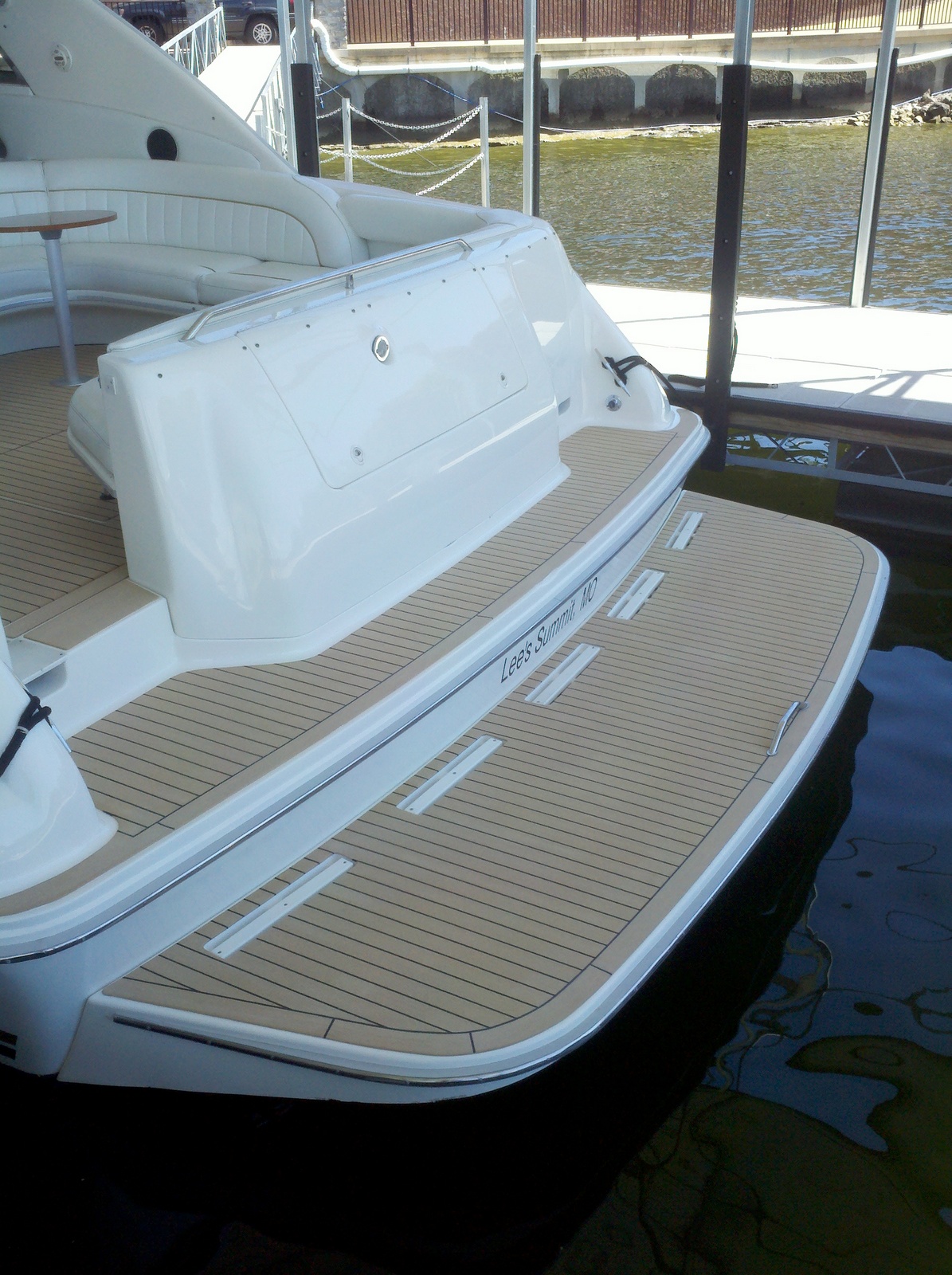 Synthetic Teak Decking Panel