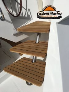 Catamaran_teak_decking_installed