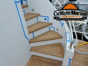 Teak-Sanding-Repair-in-fort-lauderdale-by-Custom-Marine-Carpentry